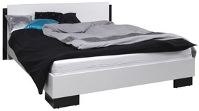 Franciaágy 160 cm Laurena (fekete) (ágyráccsal). 612322
