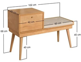 Urban Cream and Oak pad