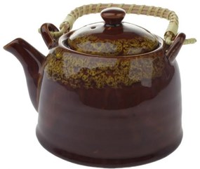 Kerámia teáskanna 850 ml, zöld