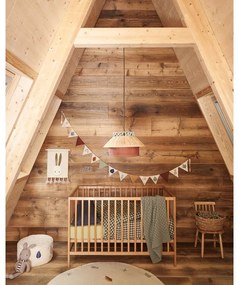 Fehér bükkfa babaágy 60x120 cm Shantal – Kave Home