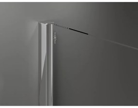Mexen Velar, zuhanykabin tolóajtóval 110 (ajtó) x 100 (fal) cm, 8mm átlátszó üveg, króm profil, 871-110-100-01-01