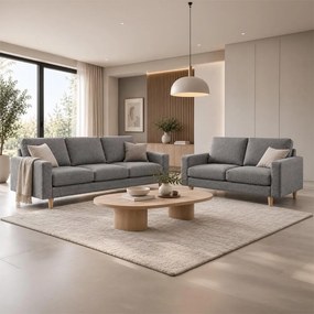 Avenberg LORENA 3+2 Kanapé szett - szürke