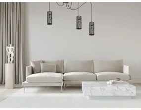 Csillár zsinóron AVALO 3xE27/60W/230V pók szürke/fekete