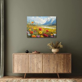 Kép - Festett táj (70x50 cm)