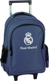 Real Madrid Blue gurulós iskolatáska, táska 46 cm