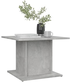 Betonszürke szerelt fa dohányzóasztal 55,5x55,5x40 cm