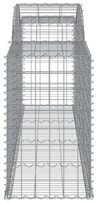 30 db íves horganyzott vas gabion kosár 300x50x80/100 cm
