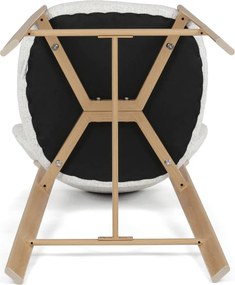 AUB-L3125 OAK fehér szövet bárszék