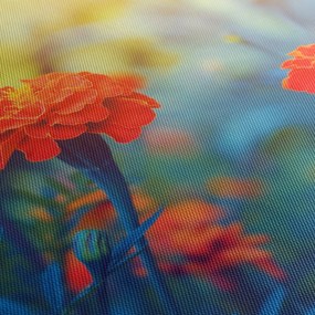 Kép - Narancssárga virágok (90x60 cm)