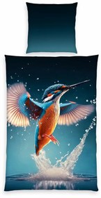 Herding pamut ágynemű Kingfisher, 135 x 200 cm, 80x 80 cm