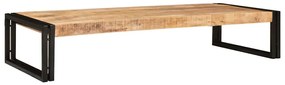 Fürdőszobai polc 120 x 50 x 23 cm Tömör mangófa és vas