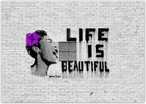Poszterek A4 Szint Banksy Life is beautiful