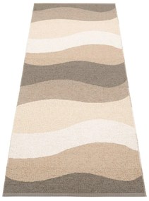 Barna-bézs kültéri-beltéri futószőnyeg 70x200 cm Urvi Earth – Pappelina