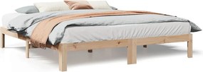 vidaXL tömör fenyőfa ágy matrac nélkül 160 x 200 cm