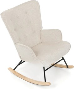 Hintaszék, bézs, szövet, AK-373 CRM2