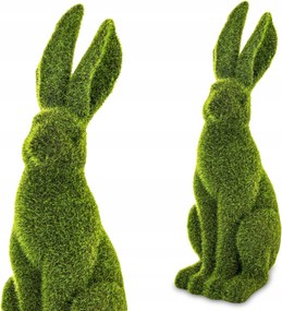 Húsvéti dekorációs figura nyuszi zöld 29,5x10x11 175137
