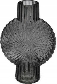 Shell vĂĄza szĂŒrke ĂŒveg 32cm