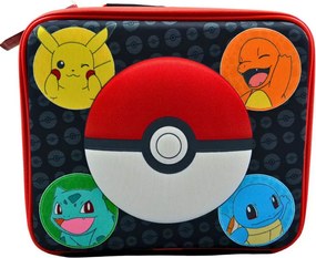 Pokémon Pokeball 3D thermo uzsonnás táska, hűtőtáska 23 cm