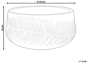 Virágtartó 23 cm Fiero (fehér). 1075120