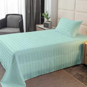 Hotel ágyneműhuzat mikroszálas 140x240 cm és párnahuzat 50x70 cm JASMINE, Mentás Rögzítés: Bújtatós