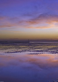 Poszter 29,7x42cm Napfelkelte a tengerparton, Assaf Frank