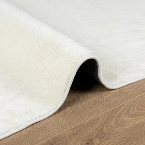 OVIEDO krémszínű rövid szálú szőnyeg 200 x 200 cm