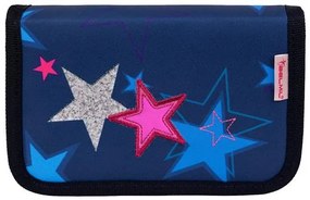 Tolltartó, klapnis, cipzáras, BELMIL Sparkling Star, kék, csillagok (BL33572171L)