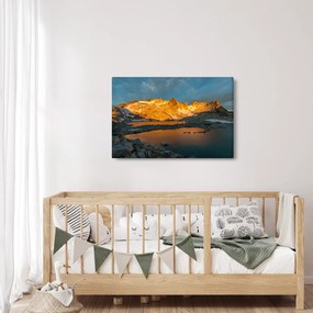 Egy hegyvidéki táj képe (90x60 cm)