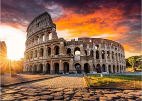 Kép - Colosseum Rómában (üvegen) (70x50 cm)