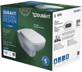Duravit D-Code wc csésze+ülőke szett