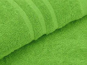 Fürdőlepedő CLASSIC COLOR 70 x 140 cm zöld, 100% pamut