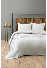 Világosszürke muszlin ágytakaró 220x250 cm Muslin – Mijolnir
