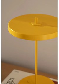 Sárga fém LED asztali lámpa fém búrával (magasság 31 cm) Asteria Move – UMAGE