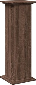 vidaXL barna tölgy szerelt fa bemutatóállvány tárolóval 31x30x90 cm