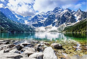 Flizelin tapéta falra Prémium hegyi tájkép 104x70 Ragasztó