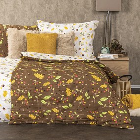 4Home Ősz krepp ágyneműhuzat, 140 x 220 cm, 70 x 90 cm, 140 x 220 cm, 70 x 90 cm