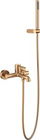 AREZZO design ASTRO kádcsaptelep szett, szálcsiszolt bronz