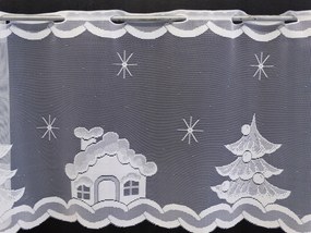 Mg Függönydísz 35970 Karácsonyfa fehér mag 60cm