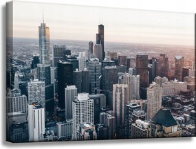 Vászonkép Chicago építészet 60x40 cm