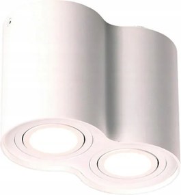 Maxlight Mennyezeti spot Basic Round Fehér 2xGU10 50W