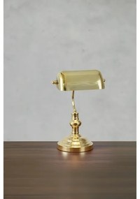 Markslöjd 108977 - Asztali lámpa BANKERS 1xE14/40W/230V aranyszínű