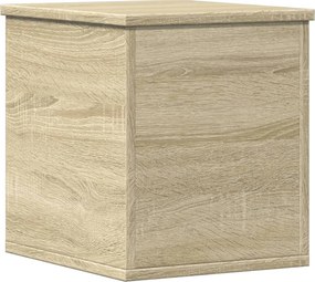 vidaXL sonoma tölgy színű szerelt fa tárolóláda 30 x 35 x 35 cm