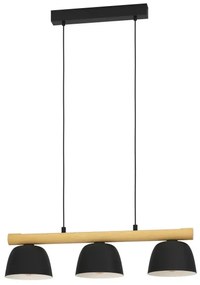 Eglo 43739 - Csillár zsinóron SHERBURN 3xE27/40W/230V