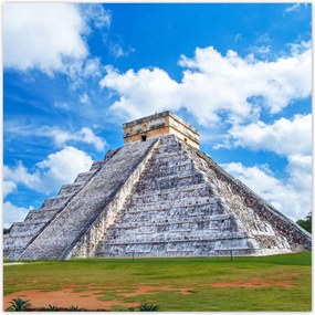 Poszterek 100x100 Kukulkán piramis Mexikó