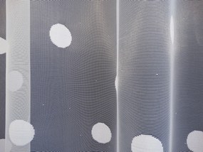 Mg Függöny jacquard 357041 Fehér 250x250cm kész, szalaggal díszített M