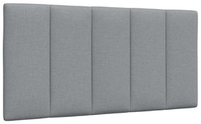 világosszürke szövet ágykeret matrac nélkül Hanko 100x200 cm