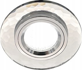 Mennyezeti spot lámpatest üveg kerek Hanna C króm