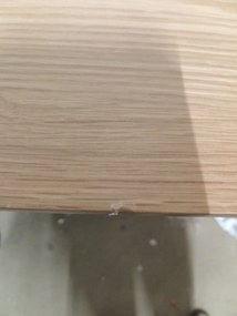 AKCIÓ Étkezőasztal tölgy dekorlapos MOSSO III 80x80 II. osztály