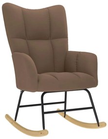 barna szövet hintaszék