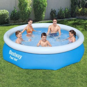 Bestway Fast Set 57266 kerek felfújható fürdőmedence 305 x 76 cm